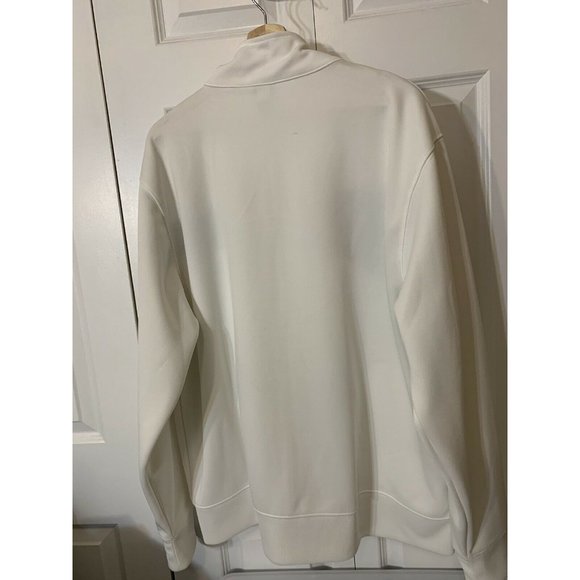 Old Navy Men’s Sz XXL long sleeve green with white zippered track jacket - Picture 6 of 6